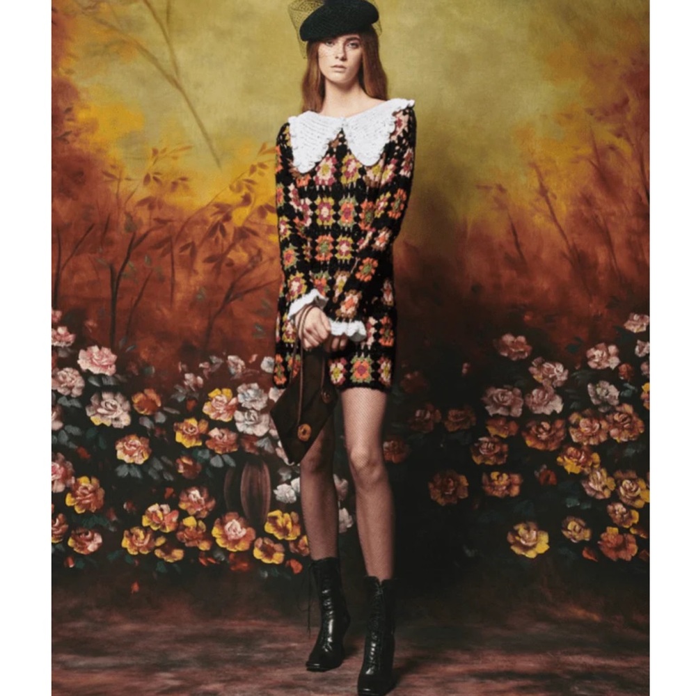 CeliaB Crochet Floral Dress